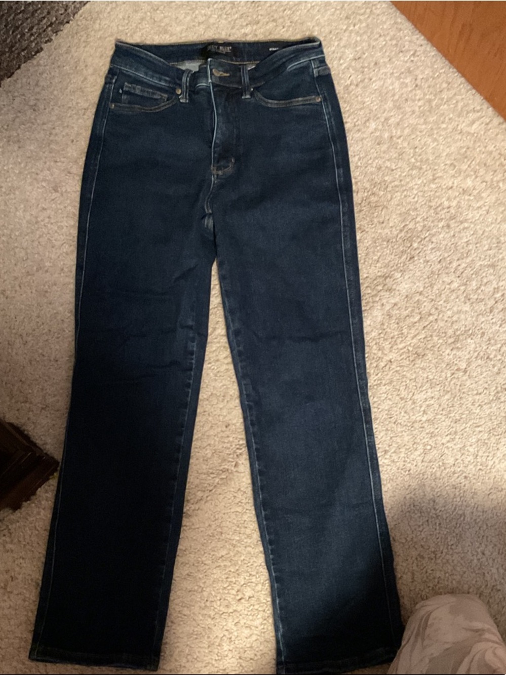 Judy Blue Dark Indigo Straight-Leg Jeans